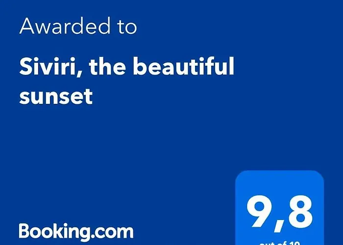 Siviri, The Beautiful Sunset Σπίτι διακοπών Σίβηρη